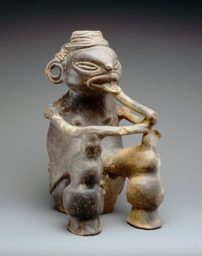 Vasija con efigie (cerámica) de Taino Culture